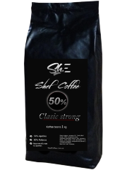 Кофе в зёрнах ShefCoffee Clasic Strong 50% арабики 