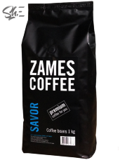 Кофе в зернах ZAMES Savor 1 кг | 80% Арабики